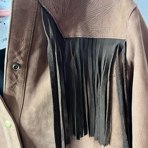 Understated leather Sunburst Suede Shirt size M - Picture 5 of 9